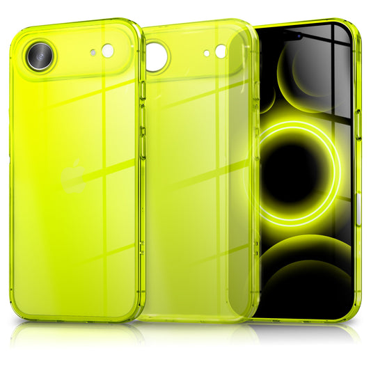 NALIA Vibe hulstur fyrir Apple iPhone 17 Air (líflegir litir) - litríkt TPU hulstur með neon litbrigðum, hálfgagnsætt, þunnt, gulnunarvarna, litríkt sílikon hulstur