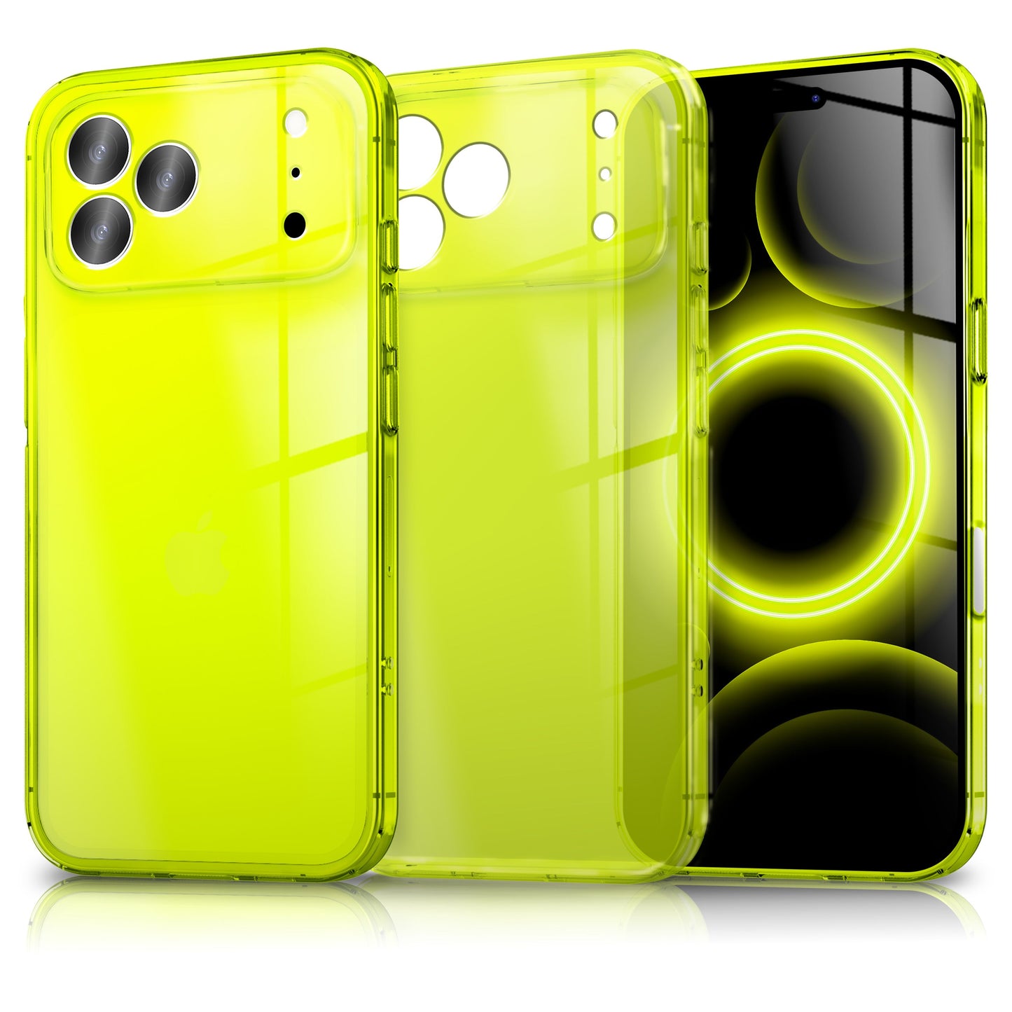 NALIA Vibe Case for Apple iPhone 17 Pro (Vibrant Colors) - Bright TPU Cover with Neon Color Boost, Transparent &amp; Flexible, Anti-Yellowing, Colorful Silicone Phone Case