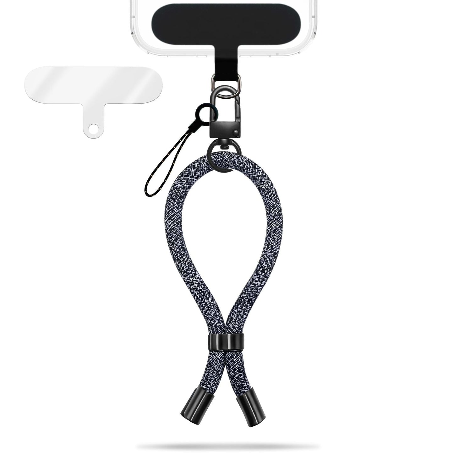 NALIA úlnliðsól fyrir snjallsíma og símahulstur, úlnliðslykkja með málmkarabínu, stillanlegri burðaról, símaól með öryggisvörn.