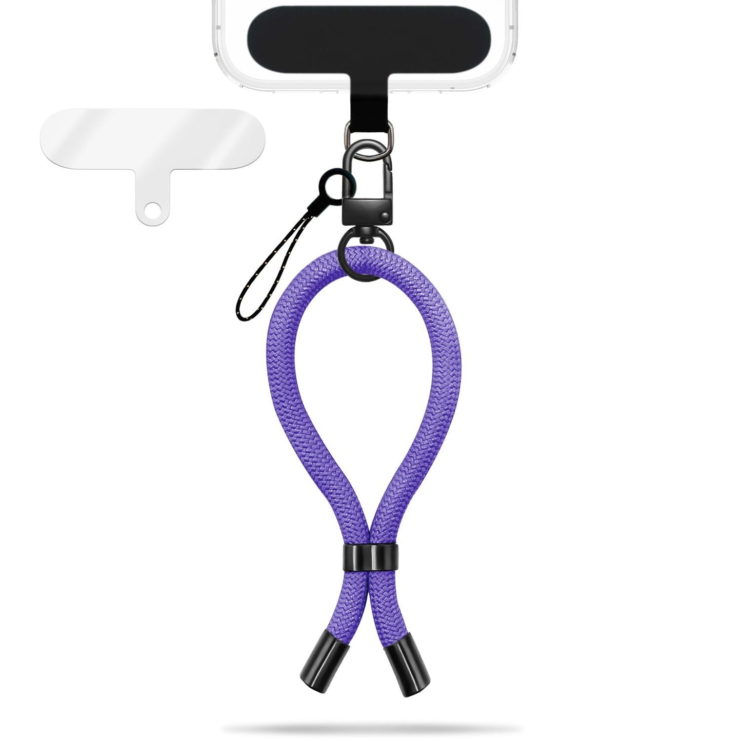 NALIA úlnliðsól fyrir snjallsíma og símahulstur, úlnliðslykkja með málmkarabínu, stillanlegri burðaról, símaól með öryggisvörn.