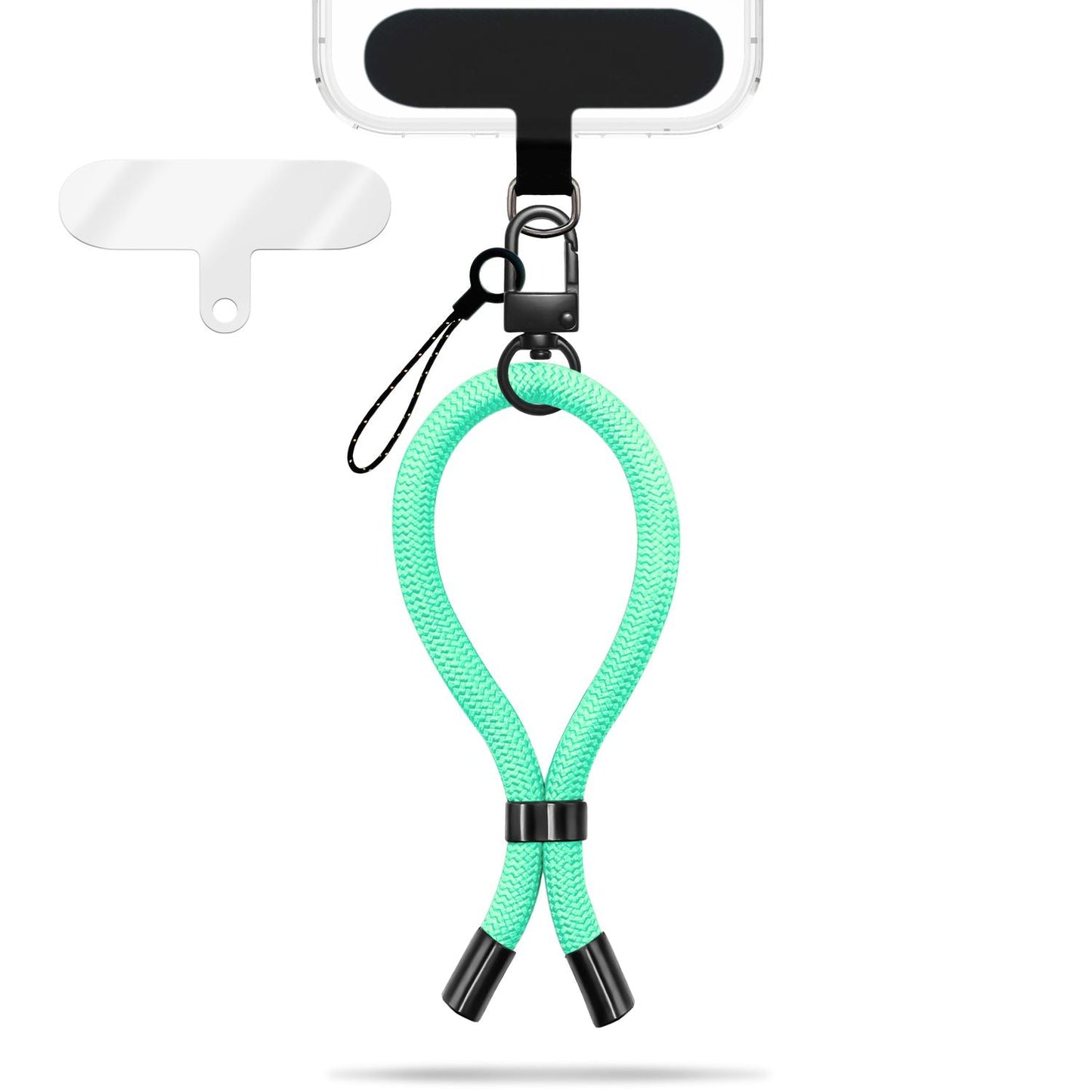 NALIA úlnliðsól fyrir snjallsíma og símahulstur, úlnliðslykkja með málmkarabínu, stillanlegri burðaról, símaól með öryggisvörn.