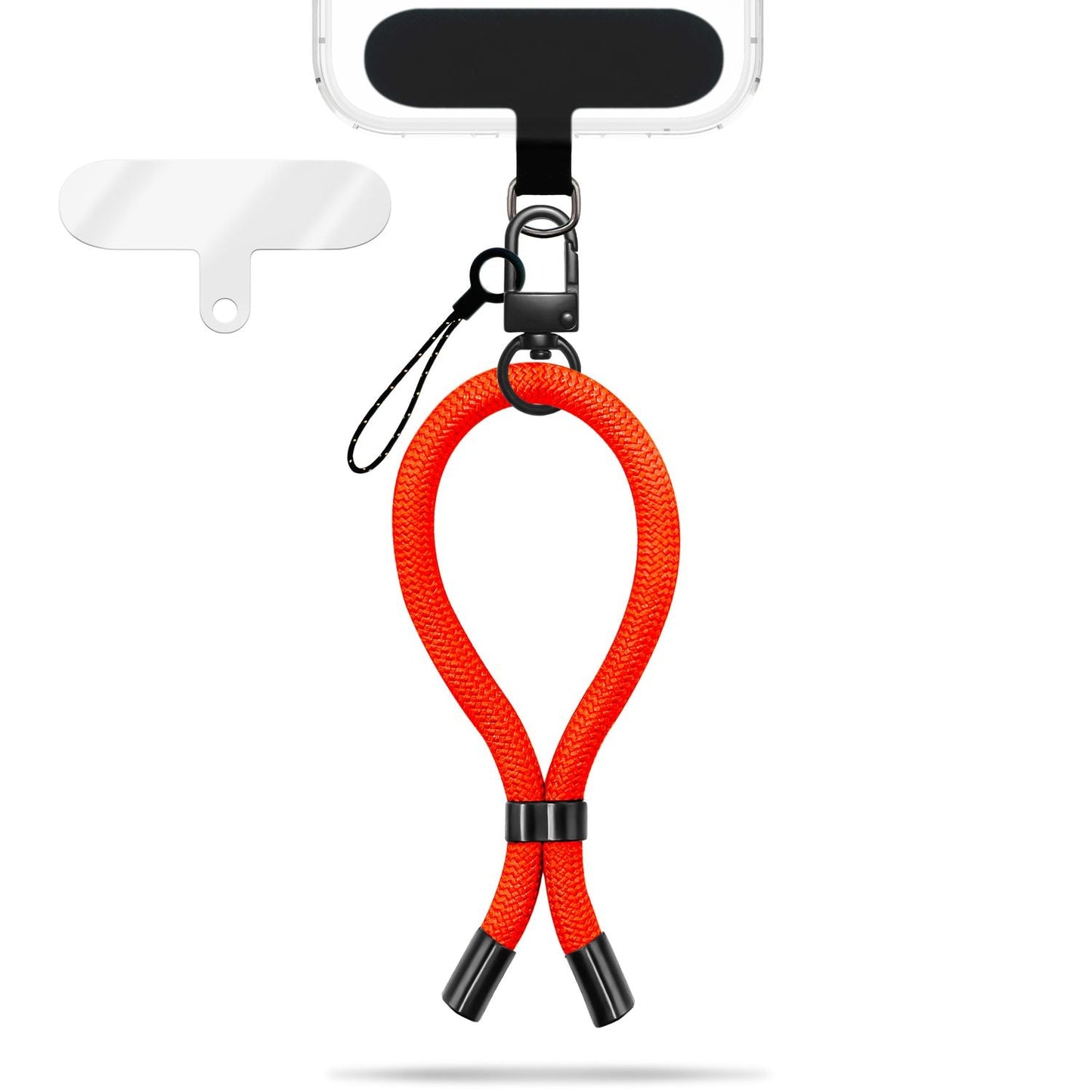 NALIA úlnliðsól fyrir snjallsíma og símahulstur, úlnliðslykkja með málmkarabínu, stillanlegri burðaról, símaól með öryggisvörn.