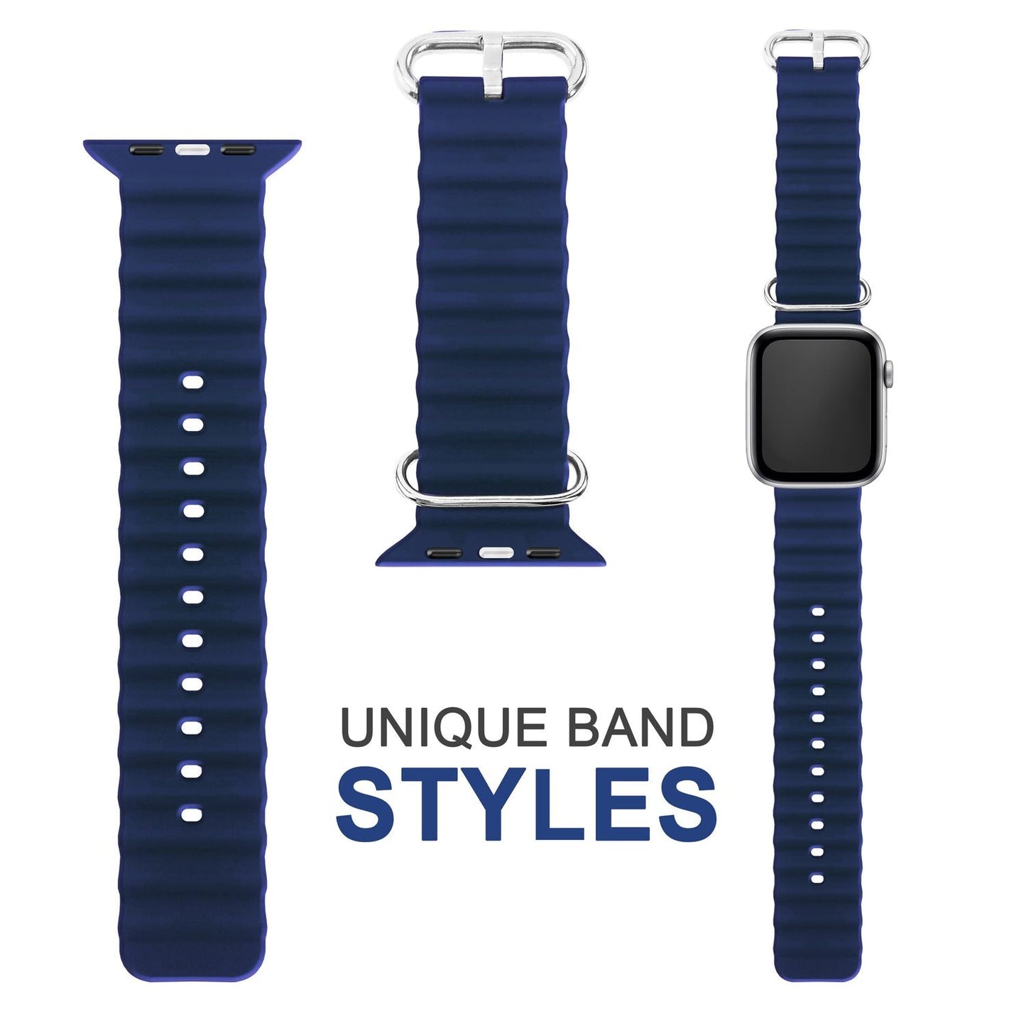 Ocean-ól fyrir Apple Watch SE/8/7/6/5/4/3/2/1, 38mm 40mm 41mm