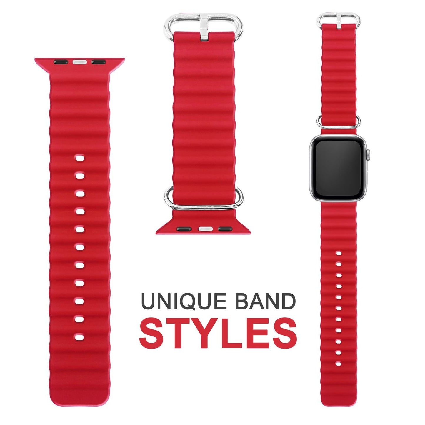 Ocean Band for Apple Watch Ultra/SE/8/7/6/5/4/3/2/1, 42 44 45 49mm