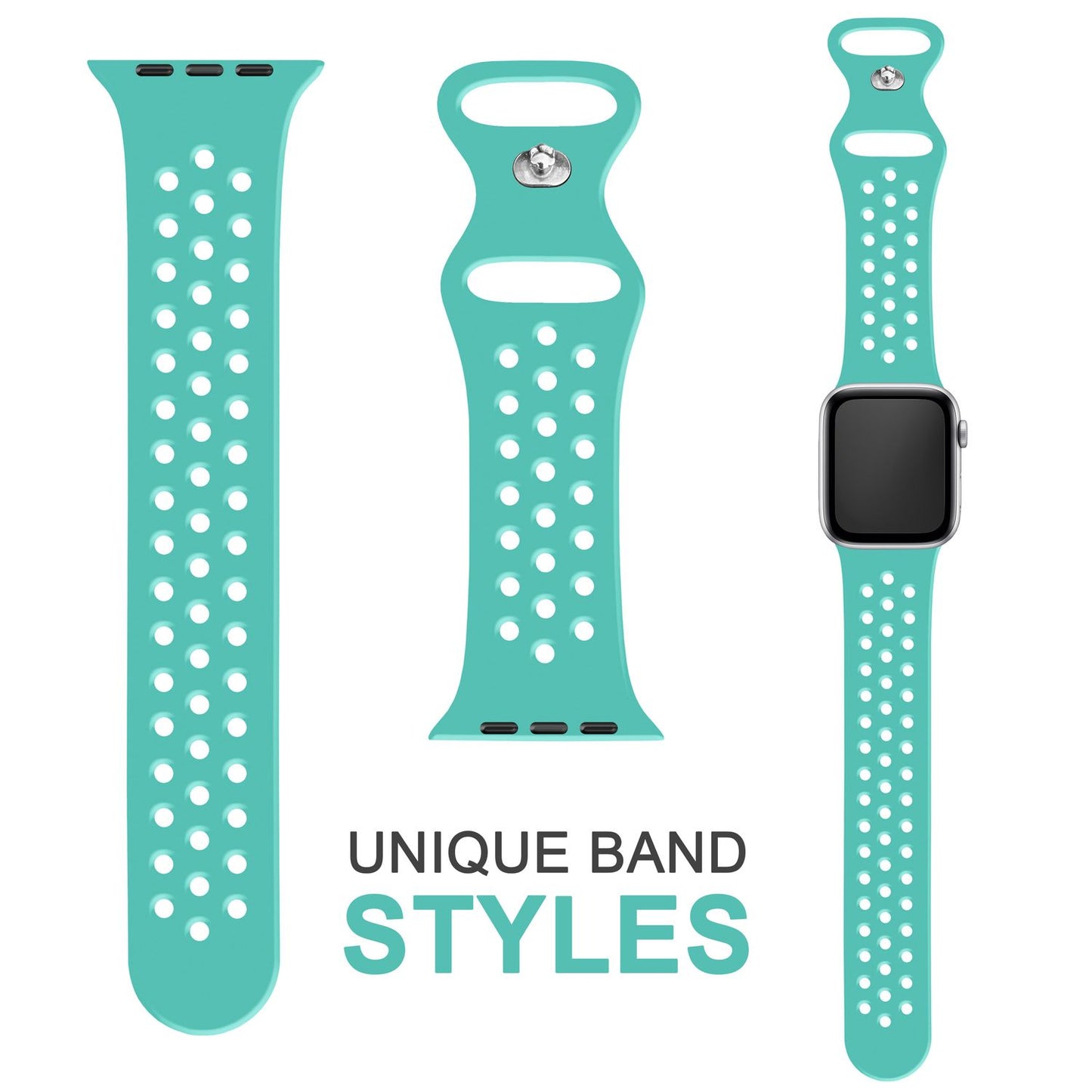 Perforated watch band for Apple Watch Ultra/SE/8/7/6/5/4/3/2/1, 42mm 44mm 45mm 49mm