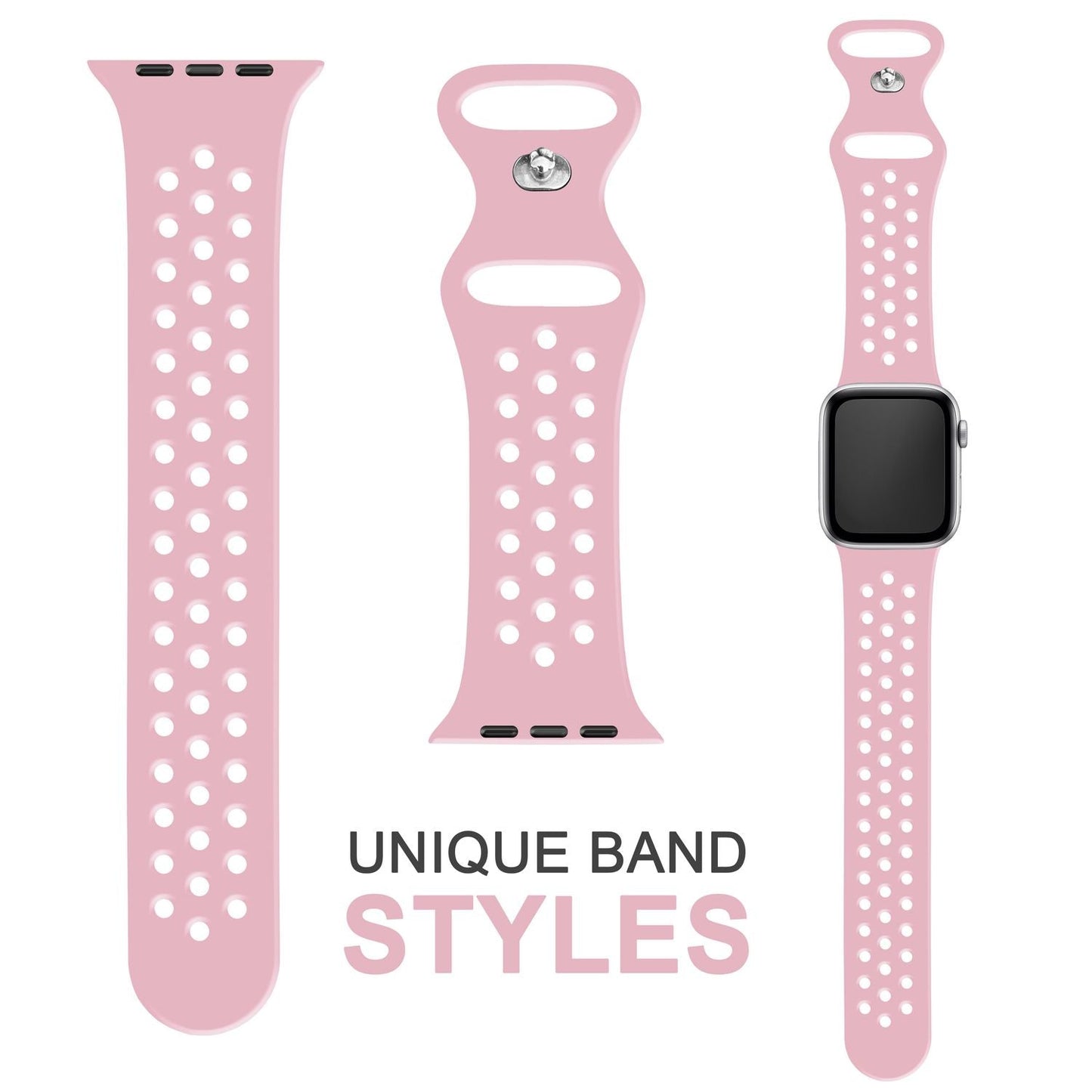 Perforated watch band for Apple Watch Ultra/SE/8/7/6/5/4/3/2/1, 42mm 44mm 45mm 49mm