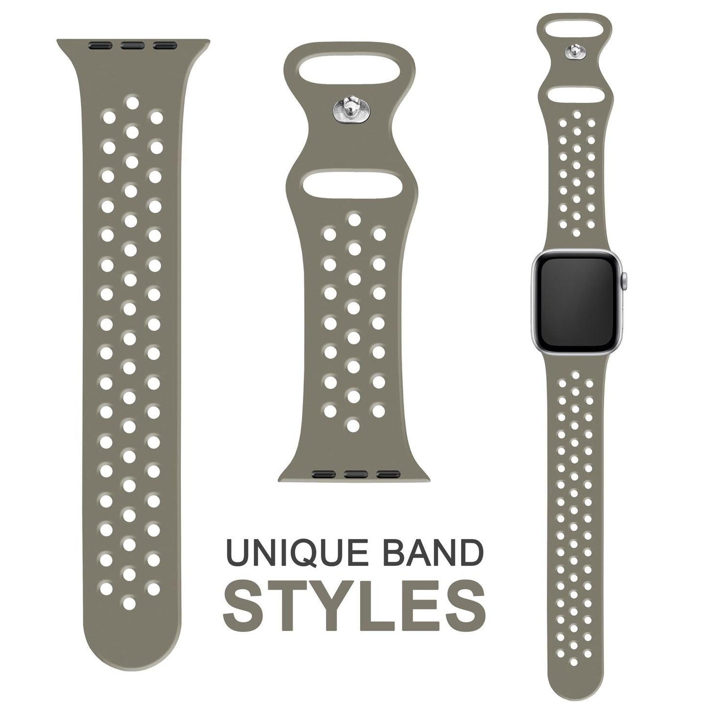 Perforated watch band for Apple Watch Ultra/SE/8/7/6/5/4/3/2/1, 42mm 44mm 45mm 49mm