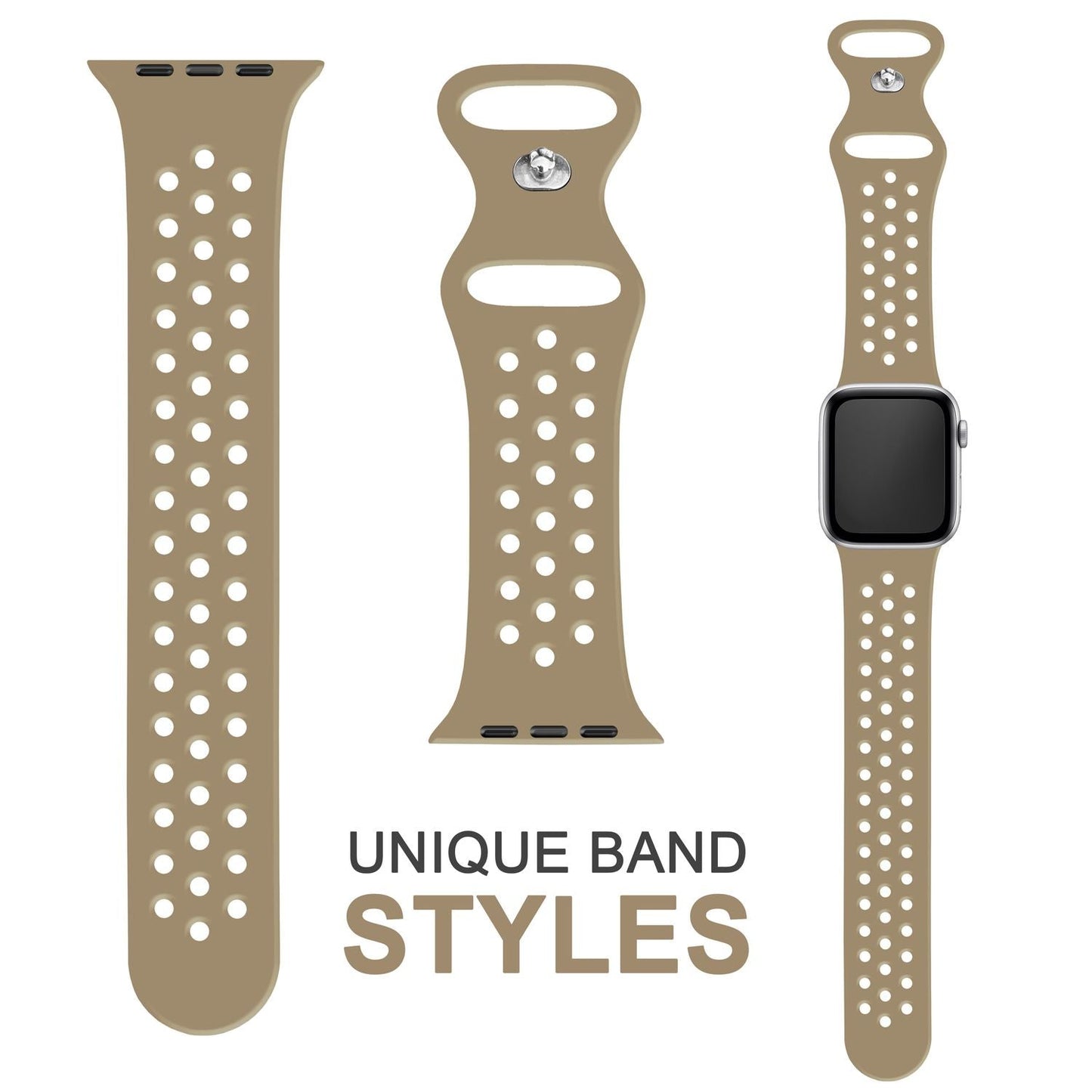 Perforated watch band for Apple Watch Ultra/SE/8/7/6/5/4/3/2/1, 42mm 44mm 45mm 49mm