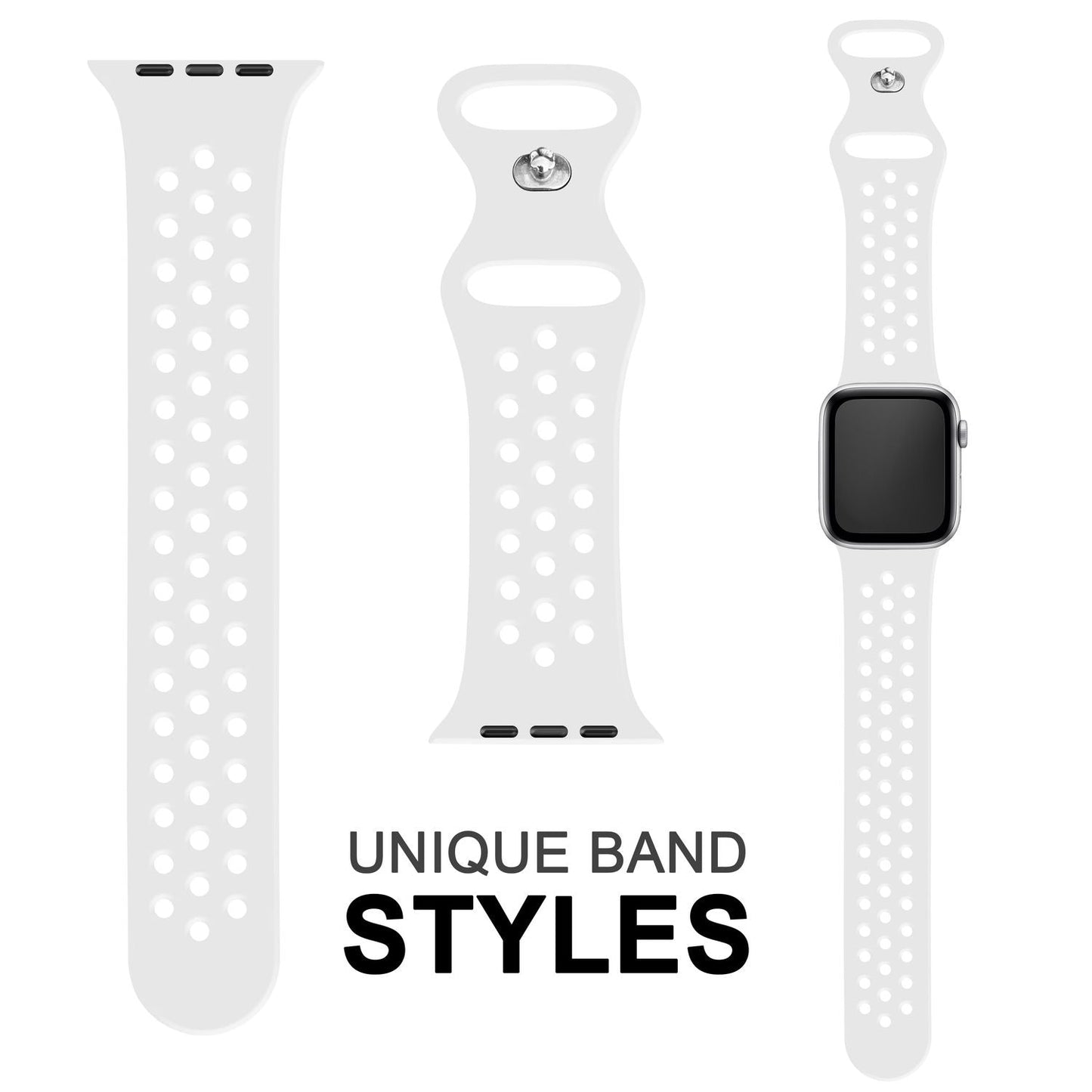 Perforated watch band for Apple Watch Ultra/SE/8/7/6/5/4/3/2/1, 42mm 44mm 45mm 49mm