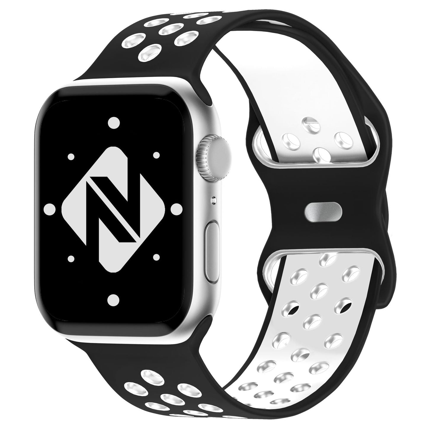 Loftflæðis sílikonól fyrir Apple Watch Ultra/SE/8/7/6/5/4/3/2/1, 42/44/45/49 mm