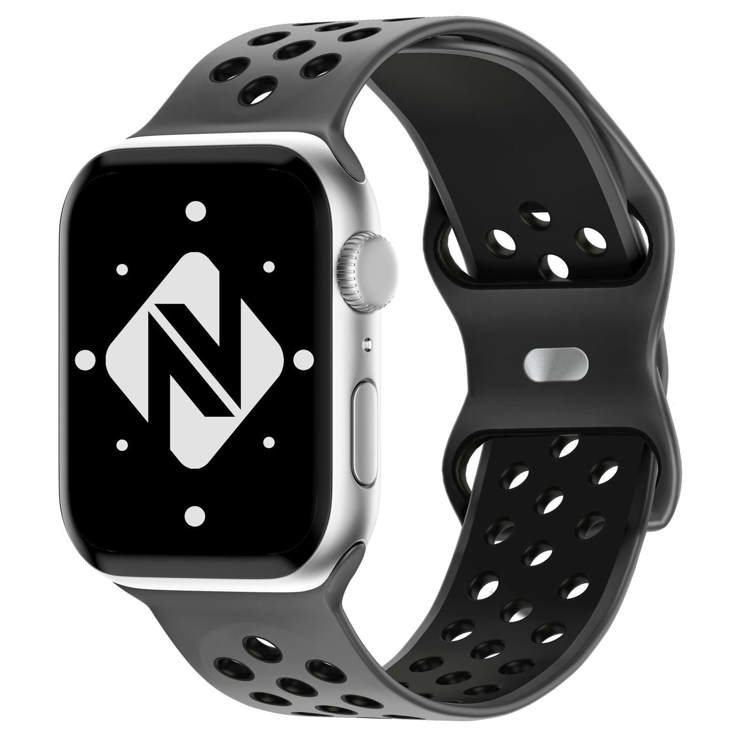 Loftflæðis sílikonól fyrir Apple Watch Ultra/SE/8/7/6/5/4/3/2/1, 42/44/45/49 mm