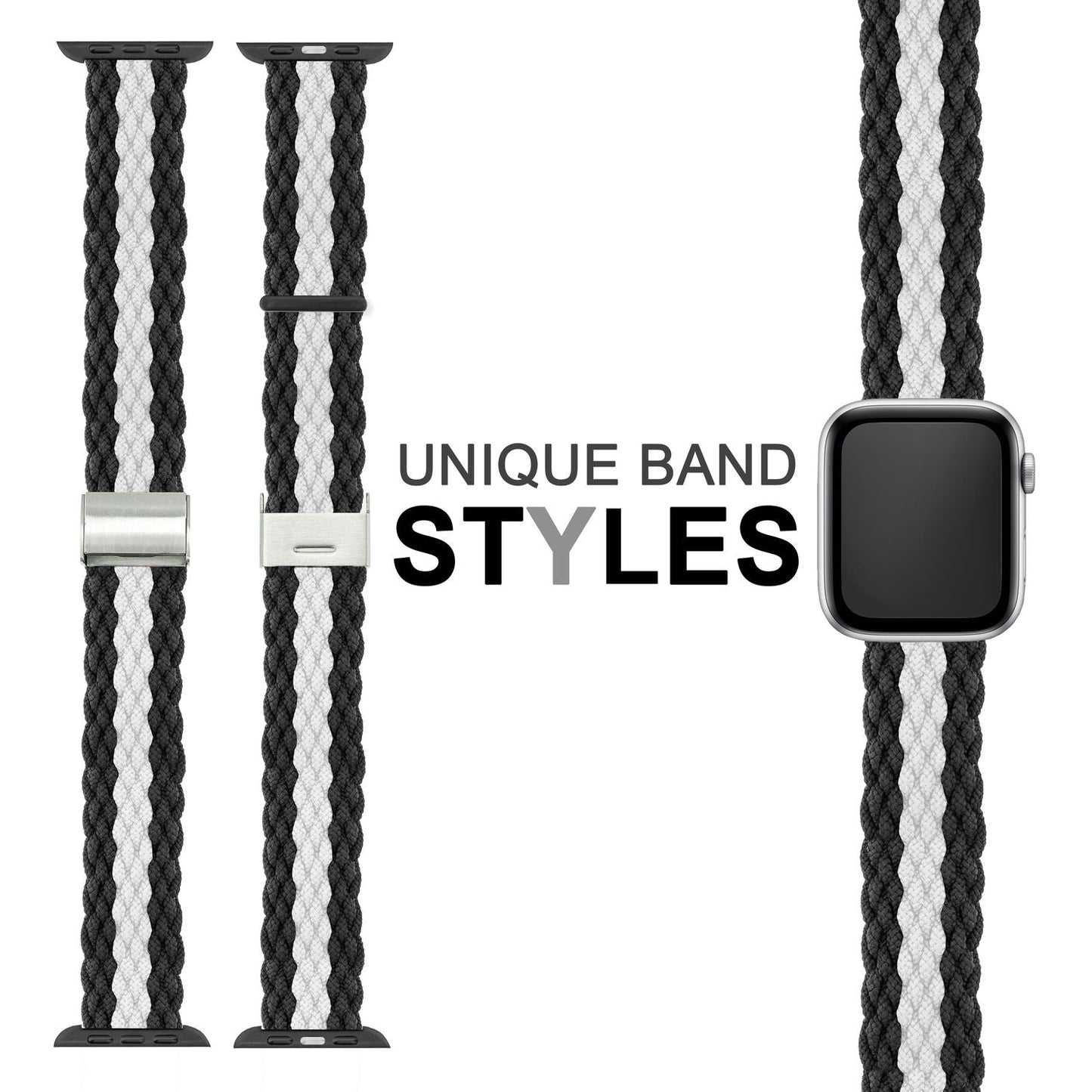 Braided watch band for Apple Watch Ultra/SE/8/7/6/5/4/3/2/1, 42/44/45/49mm