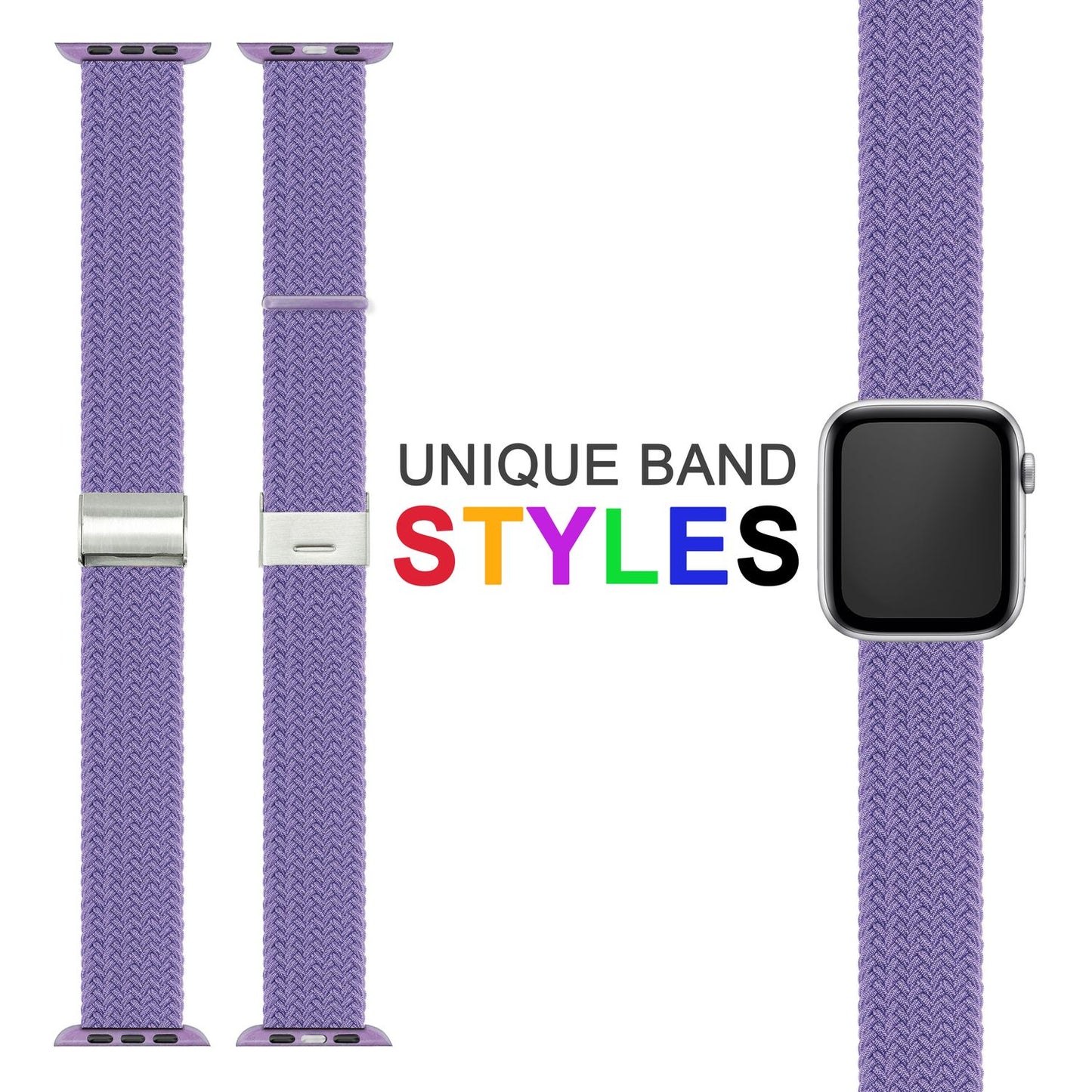 Braided watch band for Apple Watch Ultra/SE/8/7/6/5/4/3/2/1, 42/44/45/49mm