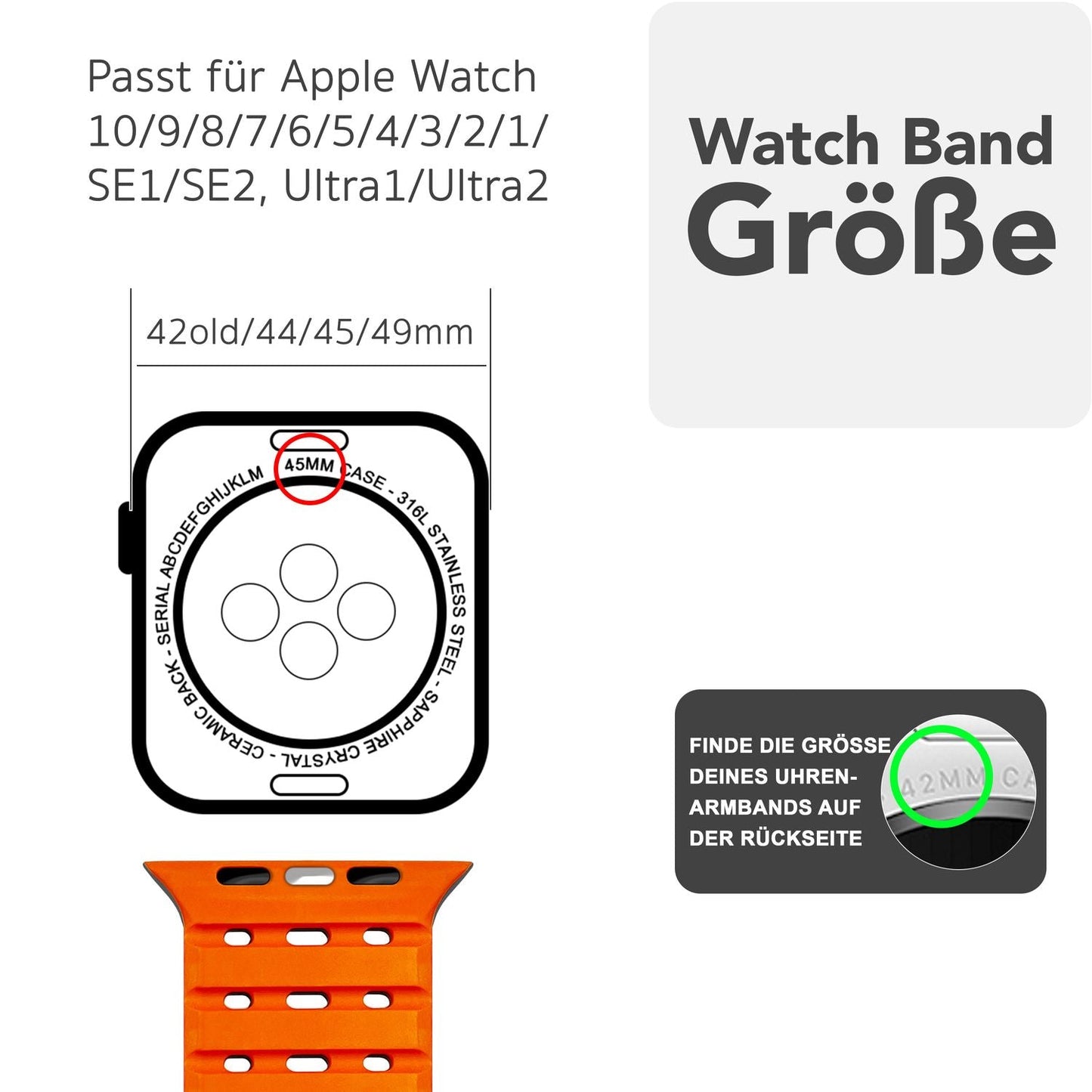 NALIA Volt armband fyrir Apple Watch Series Ultra/SE/10/9/8/7/6/5/4/3/2/1, kassastærð 42/44/45/49 mm, segulmagnað sílikonlykkjuband með smellulokun