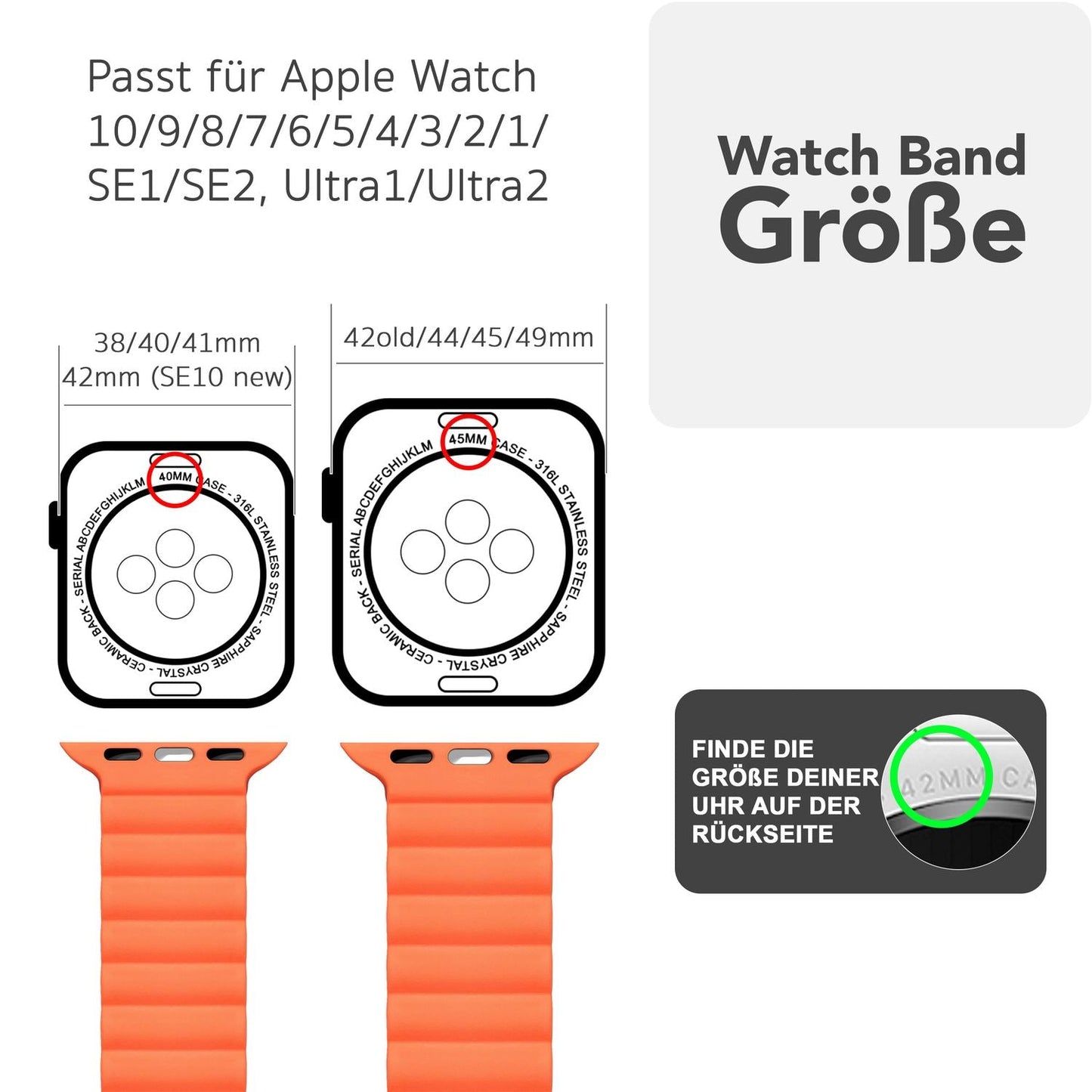 NALIA Core Band fyrir Apple Watch SE/10/9/8/7/6/5/4/3/2/1, kassastærð 38/40/41/42 mm, öndunarhæft sílikon segullykkju íþróttaband með rifuðum hönnun