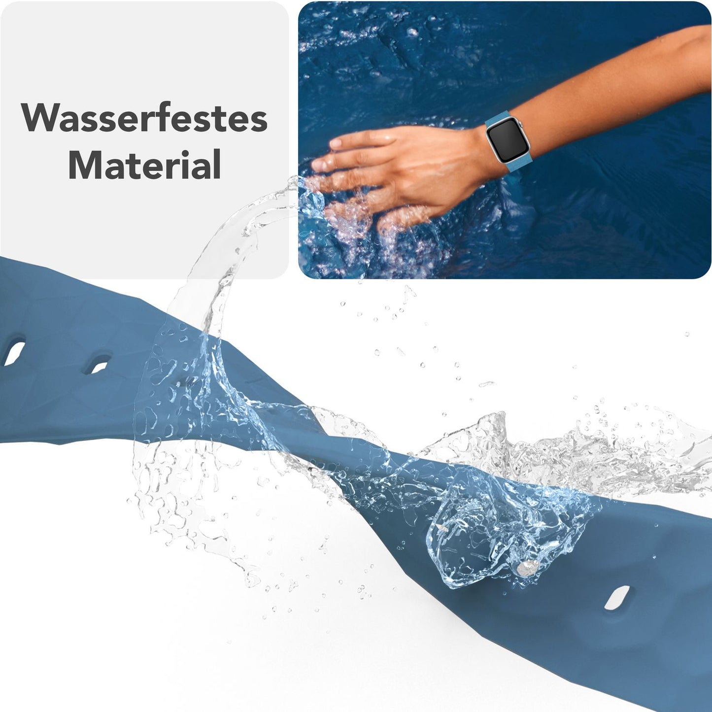 NALIA Hexion ól fyrir Apple Watch Series Ultra/SE/10/9/8/7/6/5/4/3/2/1, kassastærð 42/44/45/46/49 mm, sílikonlykkjuól með smellupinna og sexhyrningslaga hönnun.