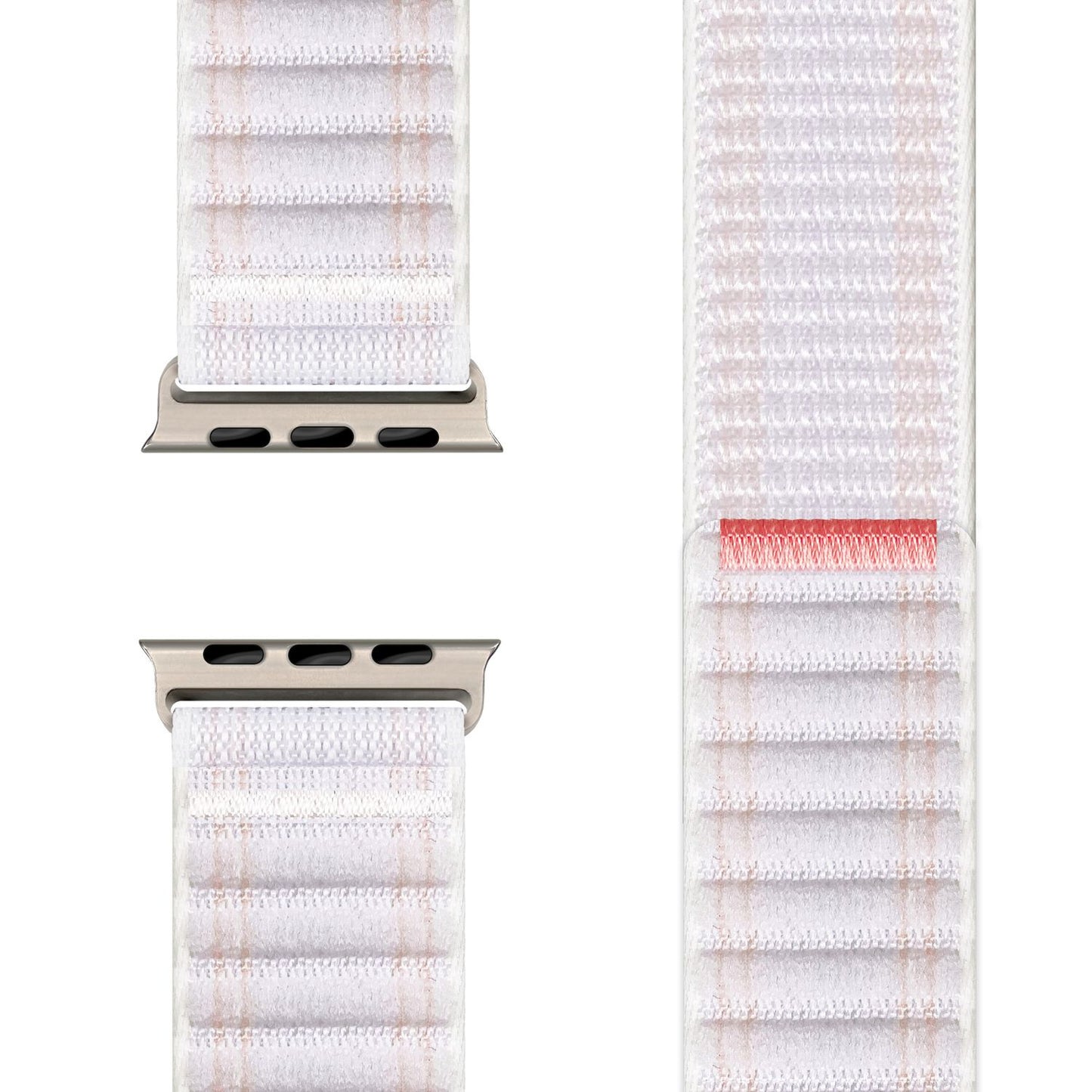 NALIA Evolv Watch Band for Apple Watch SE/10/9/8/7/6/5/4/3/2/1, Case Size 38/40/41/42mm, Woven Fabric Elastic Nylon Watch Band with Velcro Closure