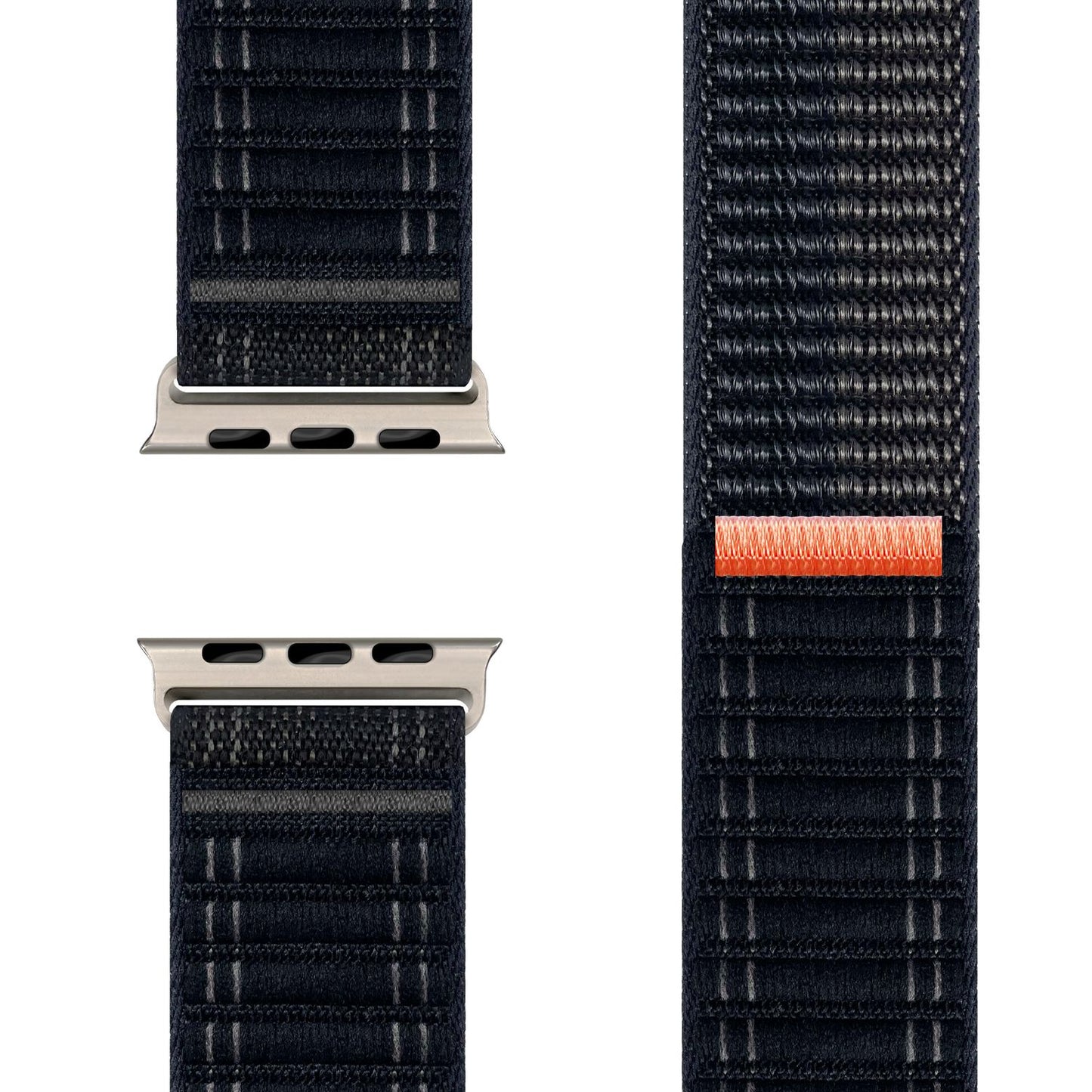 NALIA Evolv Watch Band for Apple Watch SE/10/9/8/7/6/5/4/3/2/1, Case Size 38/40/41/42mm, Woven Fabric Elastic Nylon Watch Band with Velcro Closure