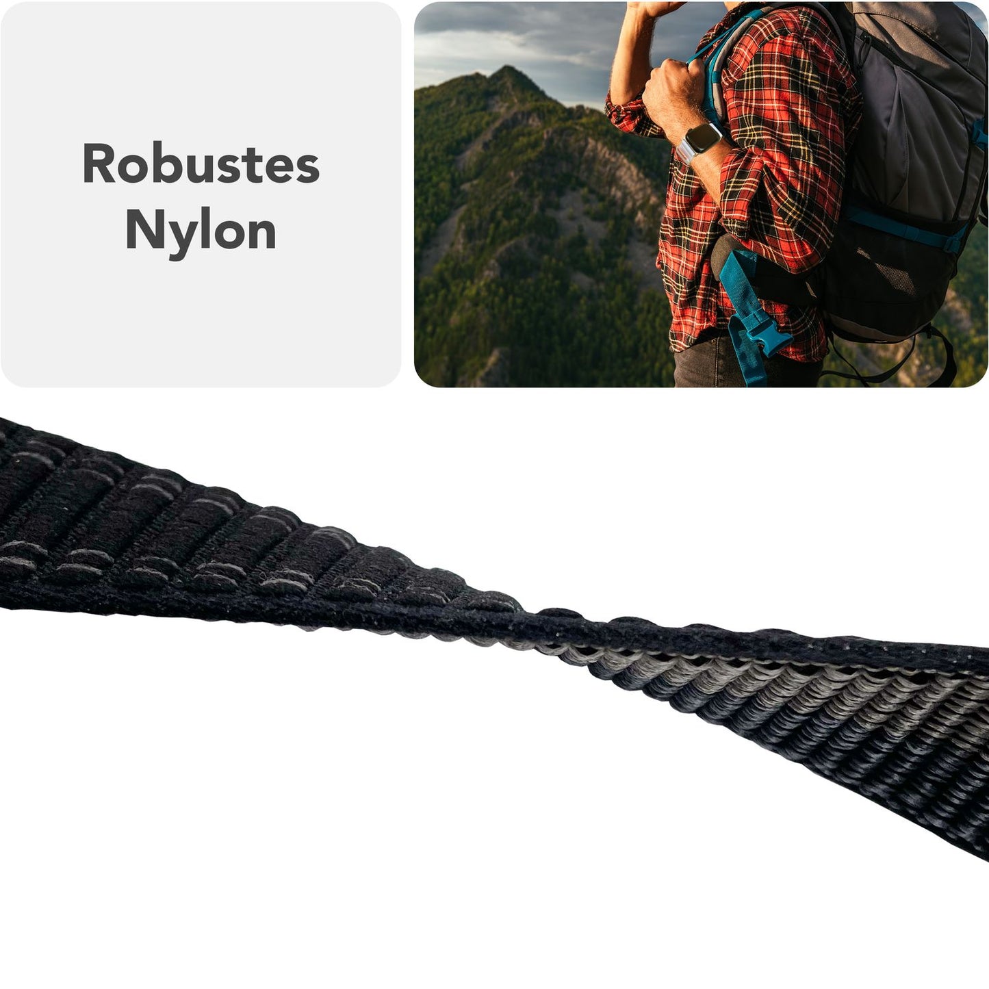 NALIA Evolv Watch Band for Apple Watch SE/10/9/8/7/6/5/4/3/2/1, Case Size 38/40/41/42mm, Woven Fabric Elastic Nylon Watch Band with Velcro Closure