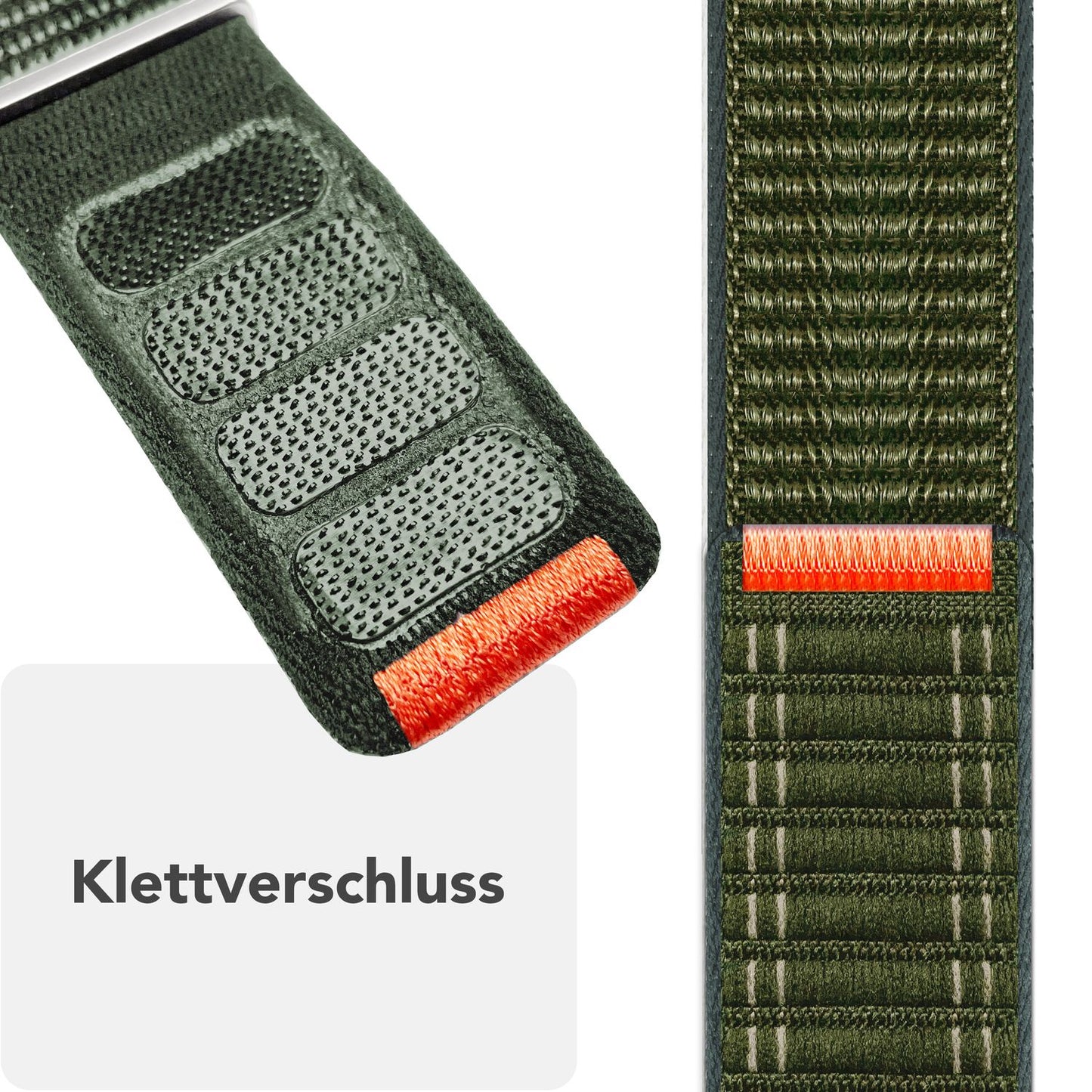 NALIA Evolv Watch Band for Apple Watch SE/10/9/8/7/6/5/4/3/2/1, Case Size 38/40/41/42mm, Woven Fabric Elastic Nylon Watch Band with Velcro Closure