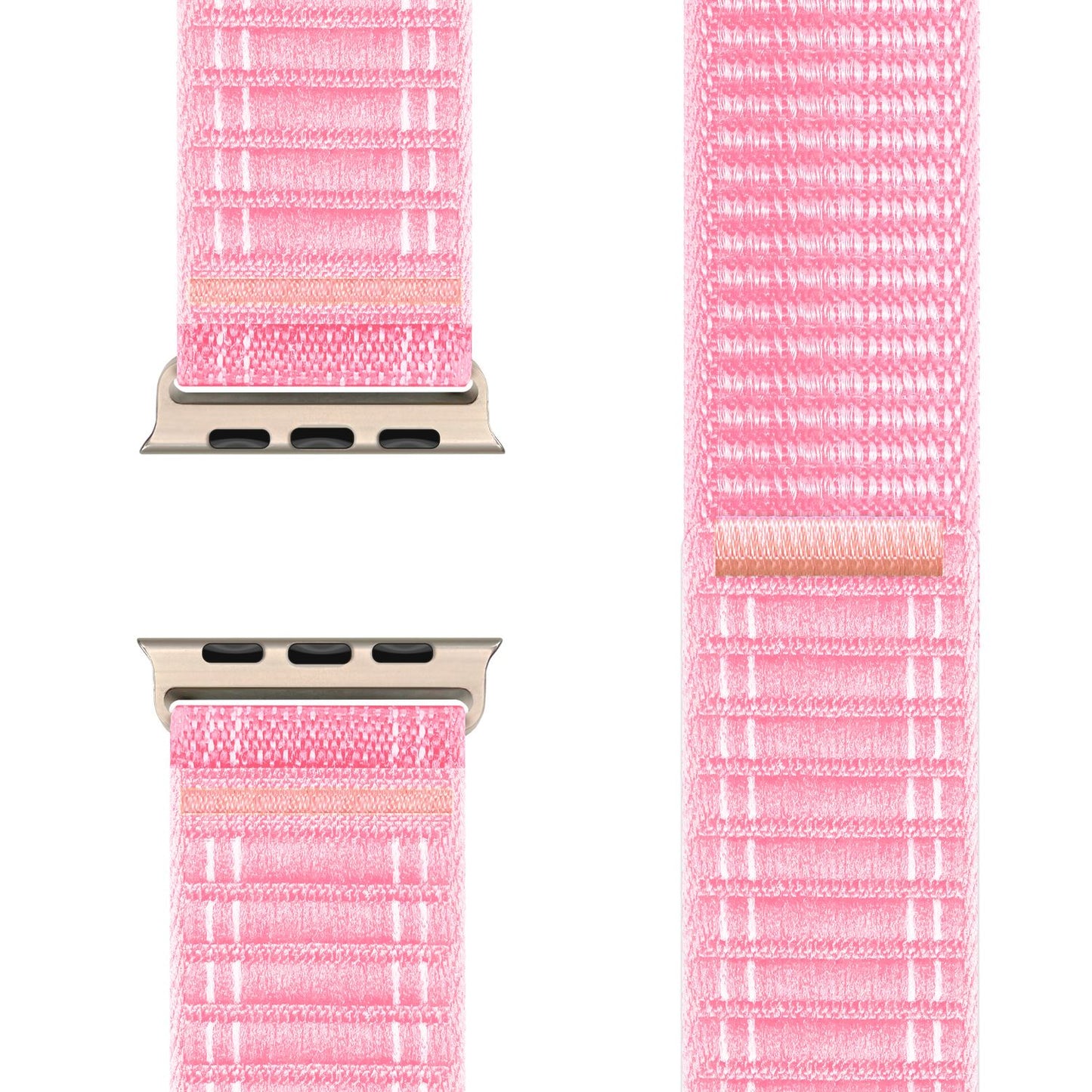 NALIA Evolv Watch Band for Apple Watch SE/10/9/8/7/6/5/4/3/2/1, Case Size 38/40/41/42mm, Woven Fabric Elastic Nylon Watch Band with Velcro Closure