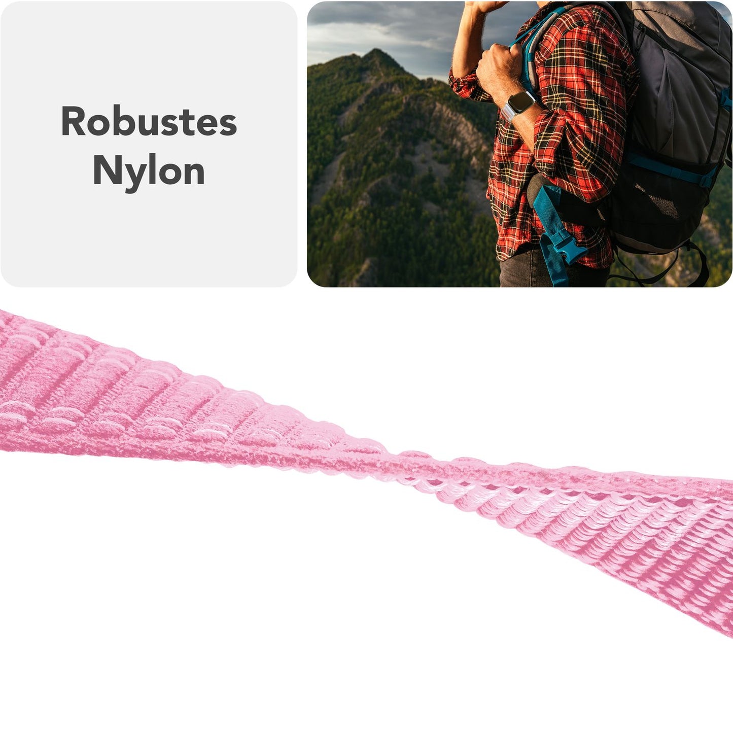 NALIA Evolv Watch Band for Apple Watch SE/10/9/8/7/6/5/4/3/2/1, Case Size 38/40/41/42mm, Woven Fabric Elastic Nylon Watch Band with Velcro Closure