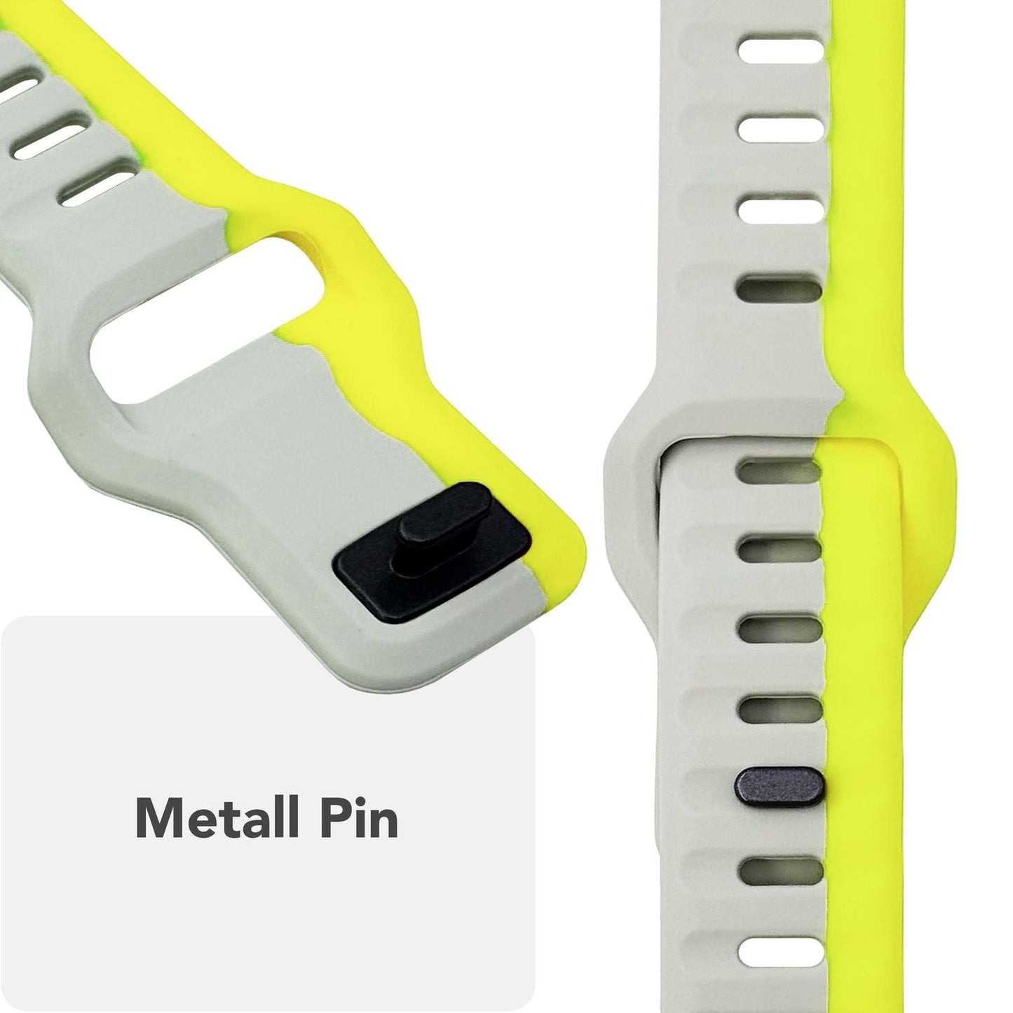 NALIA Motion Band for Apple Watch Ultra/SE/10/9/8/7/6/5/4/3/2/1, Case Size 42/44/45/46/49mm, Soft Silicone Replacement Sport Band with Snap-on Closure