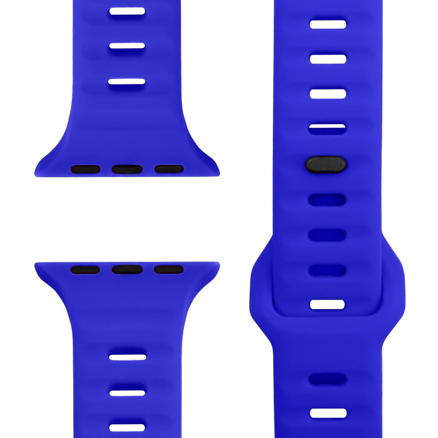 NALIA Motion Band for Apple Watch Ultra/SE/10/9/8/7/6/5/4/3/2/1, Case Size 42/44/45/46/49mm, Soft Silicone Replacement Sport Band with Snap-on Closure