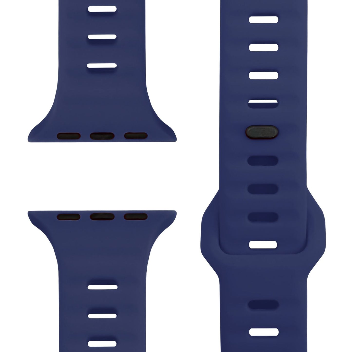 NALIA Motion Band for Apple Watch Ultra/SE/10/9/8/7/6/5/4/3/2/1, Case Size 42/44/45/46/49mm, Soft Silicone Replacement Sport Band with Snap-on Closure