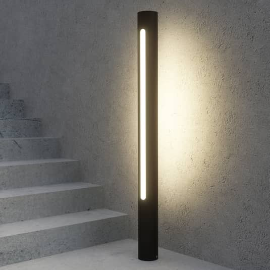 B-Ware Led Wegelampe Weglampe Gartenlampe Gartenleuchte Leuchte Lampe Tomas Dunkelgrau