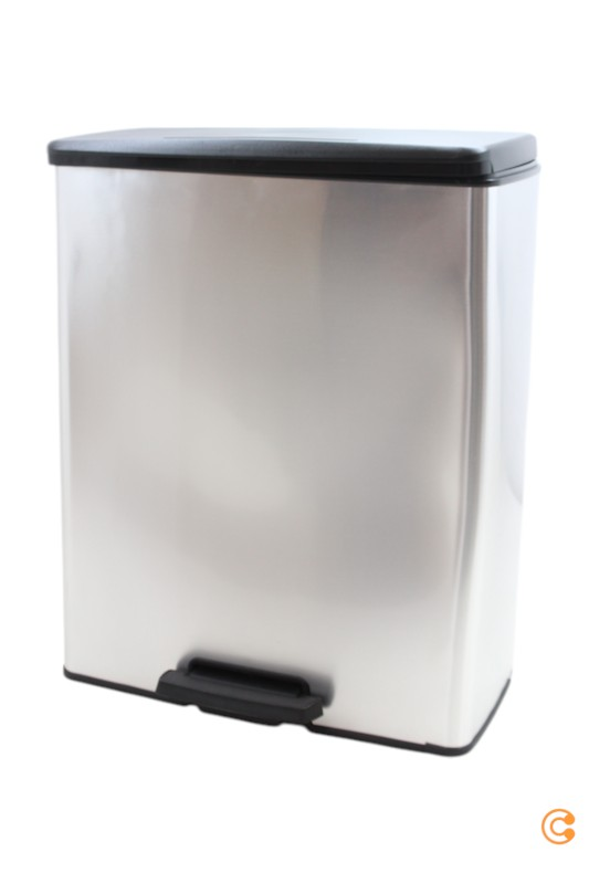 B-flokks Curver Deco Bin Slim 254619 ruslatunna 52 L 486x615x284mm fötu Sjá texta/mynd