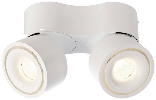 B-lager Deko Light loftljós, utanáliggjandi ljós, LED merkjahvítt, Uni II Mini Dou, hlýtt hvítt