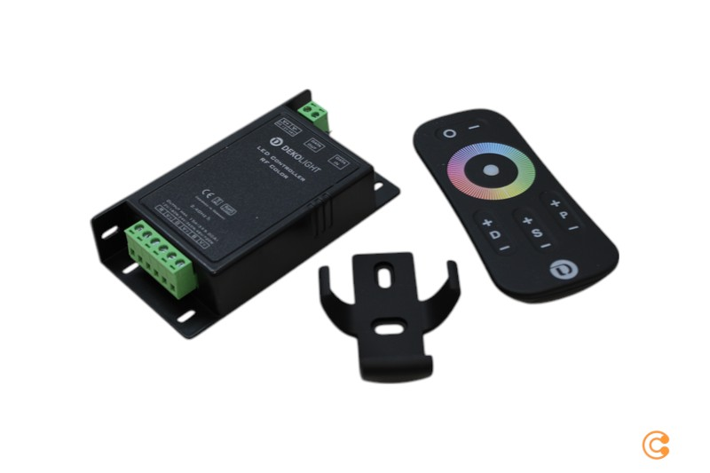 Skreytingarljós á lager, RF litstýrð LED-drif, stöðug spenna, 720 W, 15 A, 12, 48 V sett.