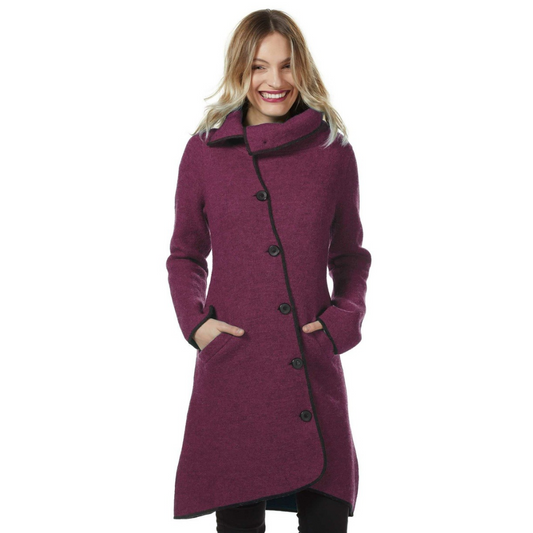 Apu Kuntur - Alpaka Mantel ASI – Damen Wollmantel aus Alpaka & Wolle