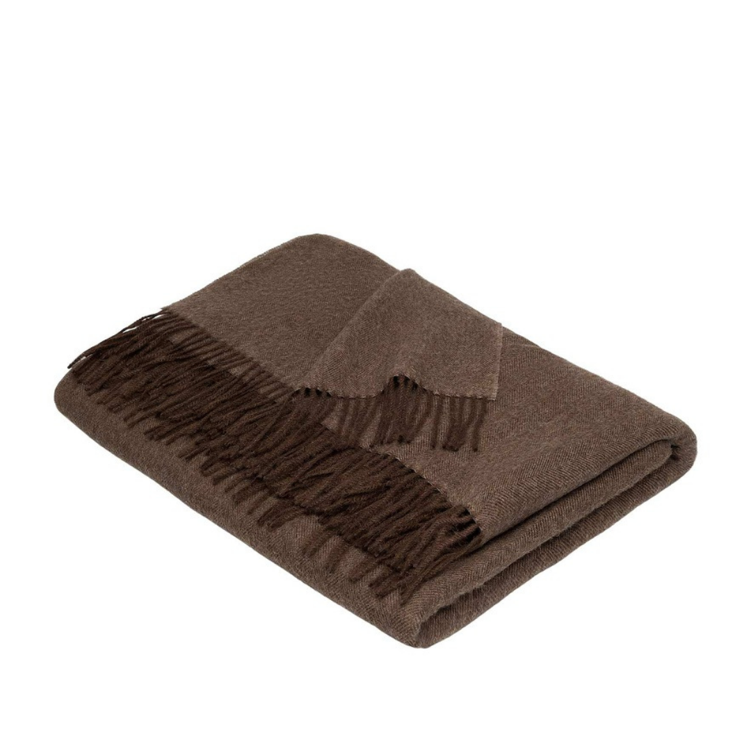 Apu Kuntur - Alpaca Blanket - Herringbone - 100% Baby Alpaca