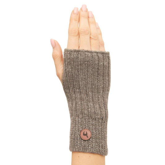 Apu Kuntur - Alpaca wrist warmer - Paca - with thumb hole