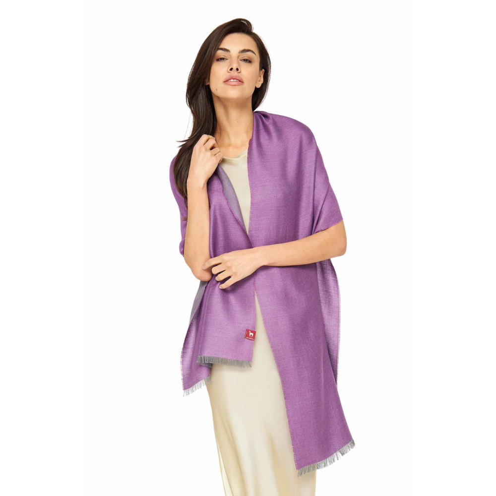 Apu Kuntur - ALPACA-SILK SCARF - DUO – 70% BABY ALPACA &amp; 30% SILK