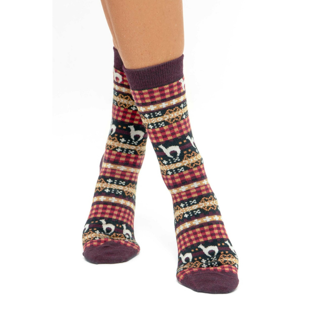 Apu Kuntur - Alpaca Premium Socks Candela – Warmth &amp; Style in an Andean Look