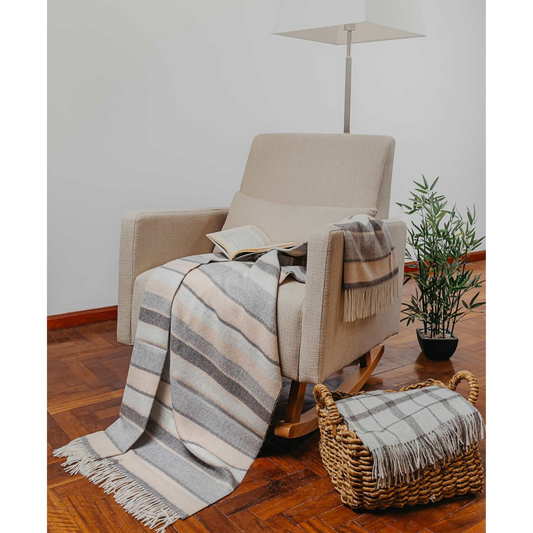 KUNA - Viscacha Blanket – 100% Baby Alpaca (Eco Line, undyed)