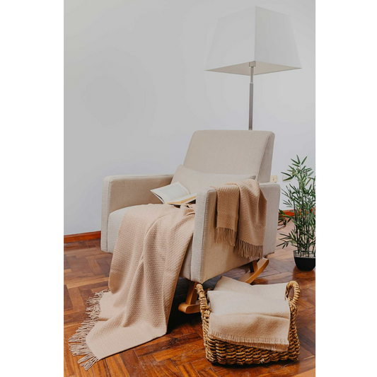 Kuna - VITOR - Premium blanket made from 100% baby alpaca (Eco Line, undyed)