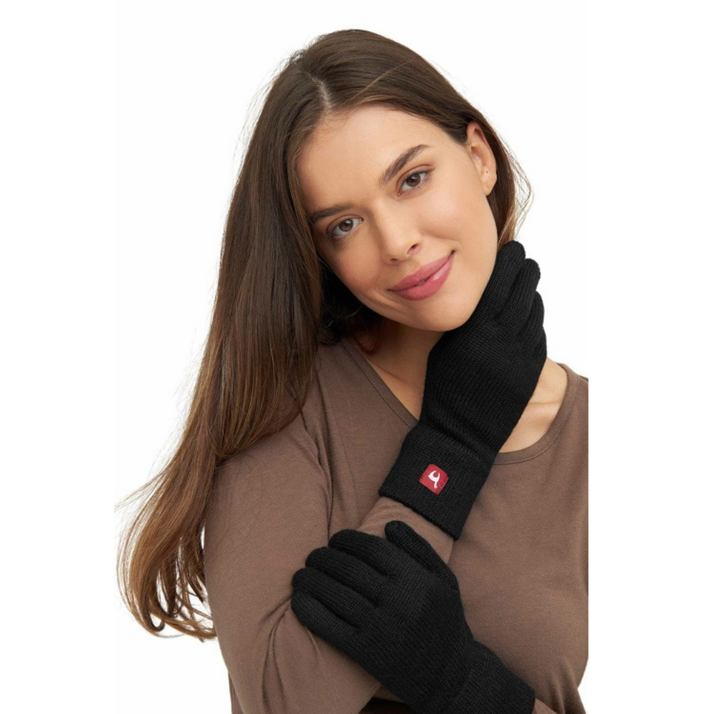 Apu Kuntur - Alpaca finger gloves plain – 100% baby alpaca