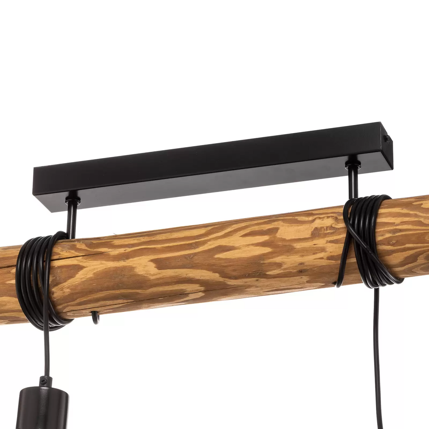 Karou loftljós í B-flokki, 6 ljósa, furuloftlampi, hengilampi, E27