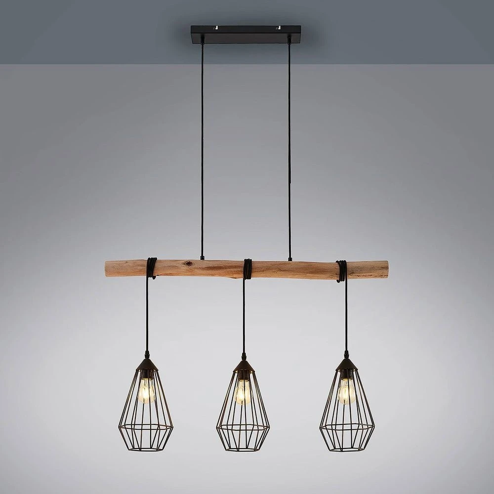 B-Ware Lindby Eldarion Hängeleuchte Leuchte Lampe Pendelleuchte Led Matt 3 Fl. E27 60 W