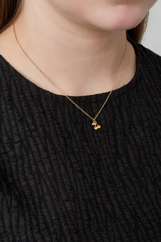 Kirschenkette - Goldfarben