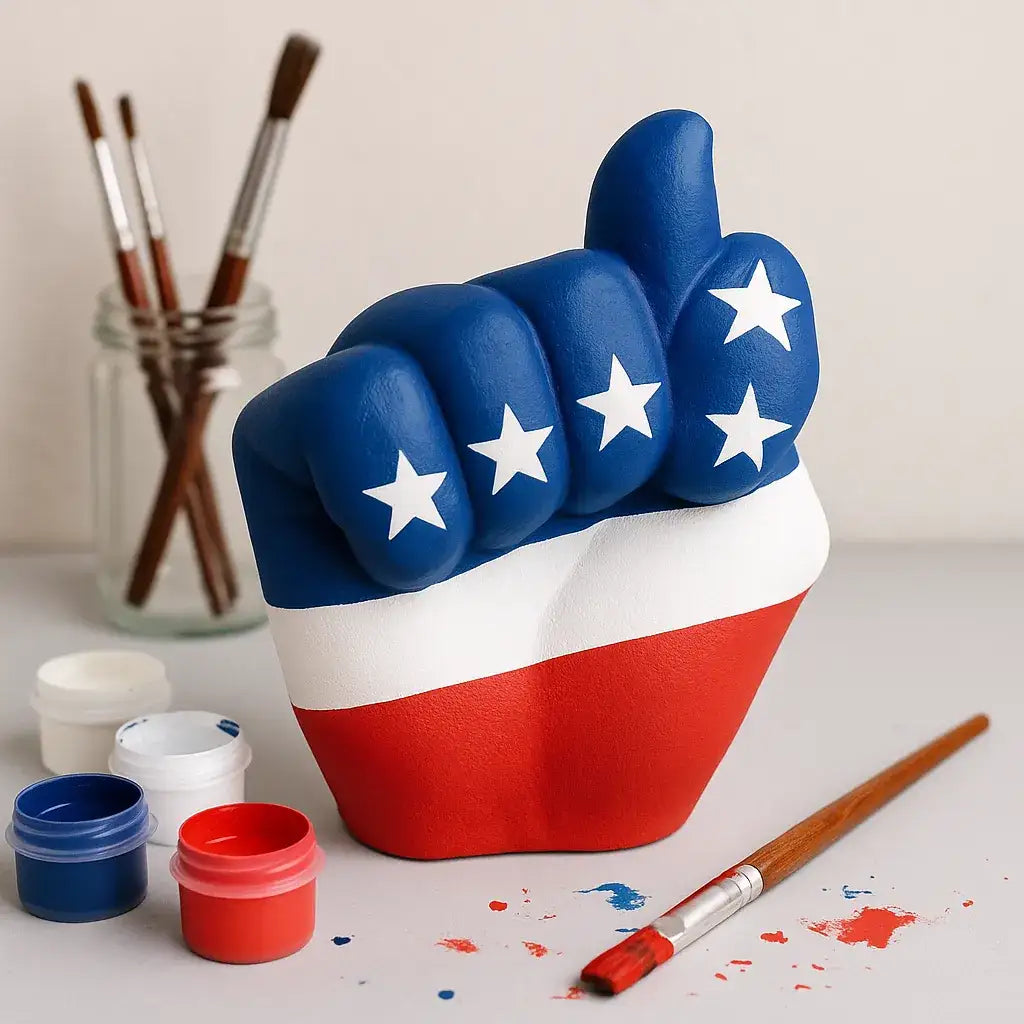 Handfigur Ablehnung – humorvolle Dekoration & DIY-Unikat