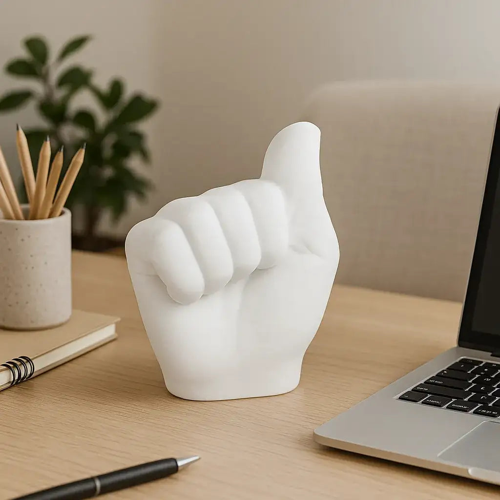 Handfigur Ablehnung – humorvolle Dekoration & DIY-Unikat