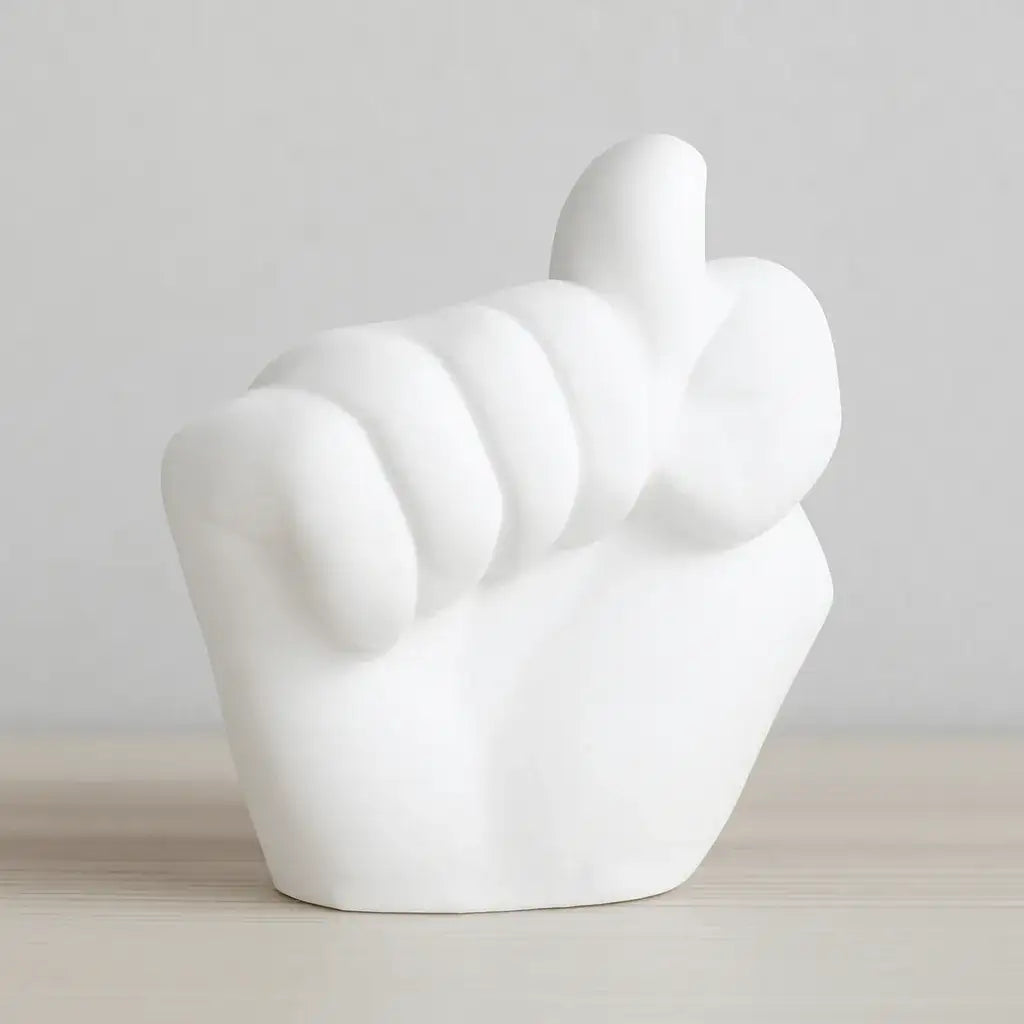 Handfigur Ablehnung – humorvolle Dekoration & DIY-Unikat