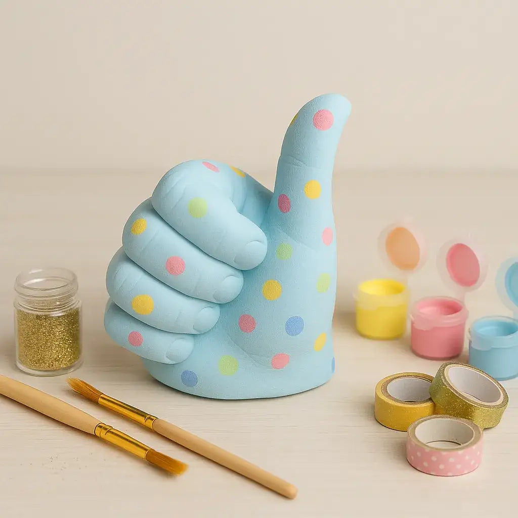 Handzeichen Figur „Alles Gut“ – Symbol für Optimismus, Freude & Motivation