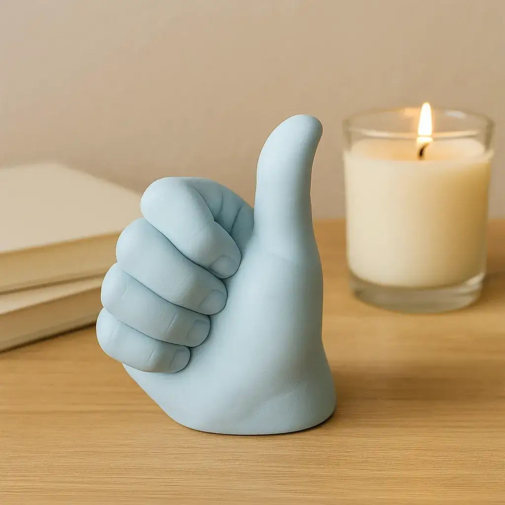 Handzeichen Figur „Alles Gut“ – Symbol für Optimismus, Freude & Motivation