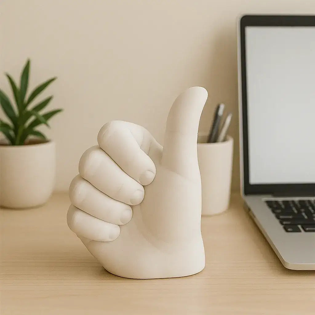 Handzeichen Figur „Alles Gut“ – Symbol für Optimismus, Freude & Motivation